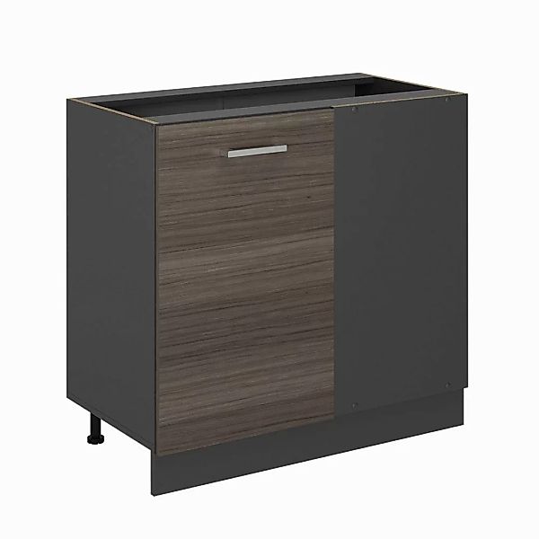 Vicco Eckunterschrank R-Line, Edelgrau/Anthrazit, 86 cm günstig online kaufen