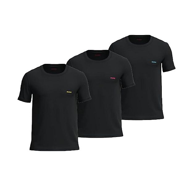 HUGO T-Shirt HUGO 3er Pack T-Shirt, schwarz 50480088-005 günstig online kaufen