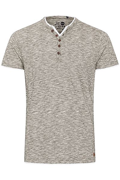 !Solid Rundhalsshirt SDDigos T-Shirt mit Knopfleiste günstig online kaufen