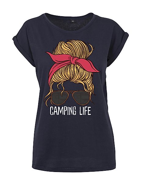 Youth Designz Print-Shirt "Camping Life Frau" günstig online kaufen