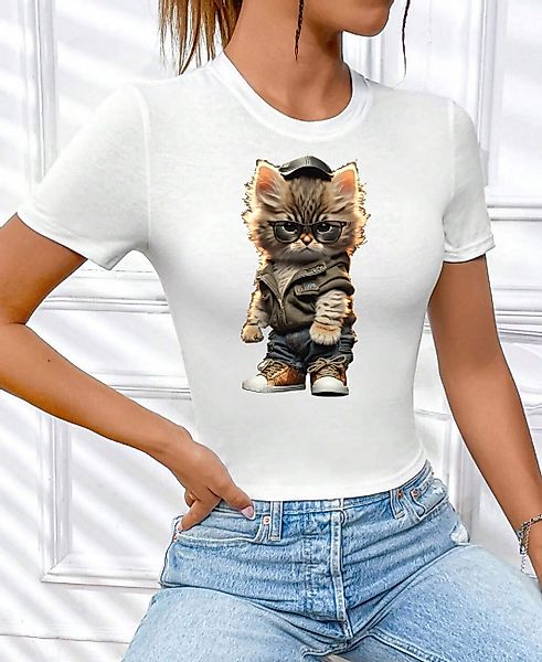 RMK Print-Shirt Damen Shirt kurzarm Rundhalsshirt günstig online kaufen