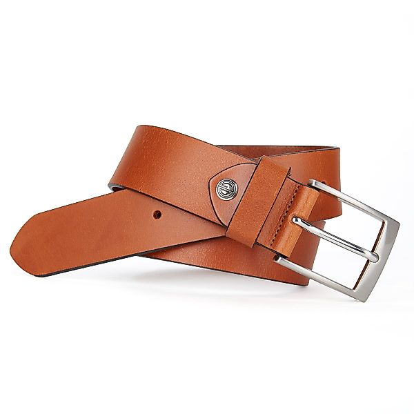 Lindenmann Gürtel aus Glattleder, Überlänge Farbe hellbraun Größe: 140 günstig online kaufen