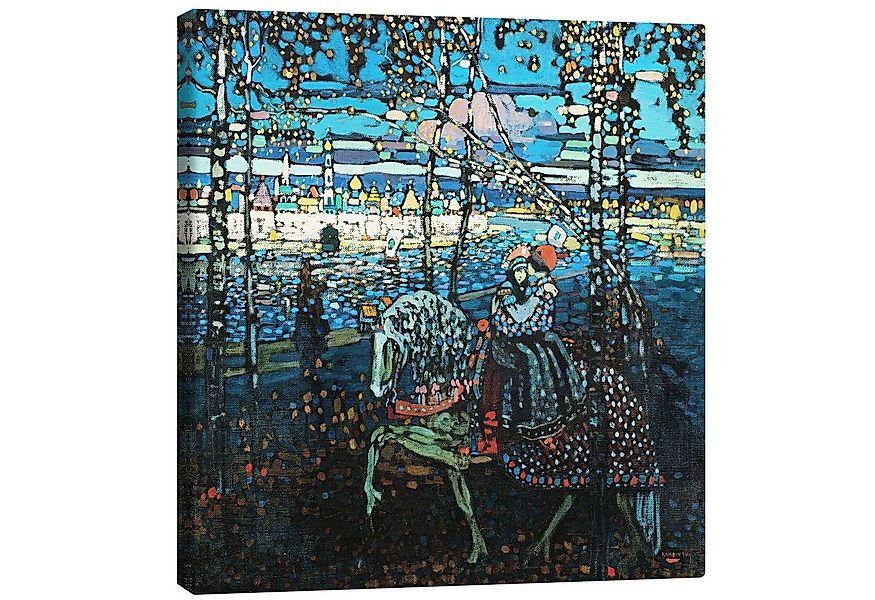 Posterlounge Wandbild Reitendes Paar, Wassily Kandinsky, erhältlich als Pos günstig online kaufen