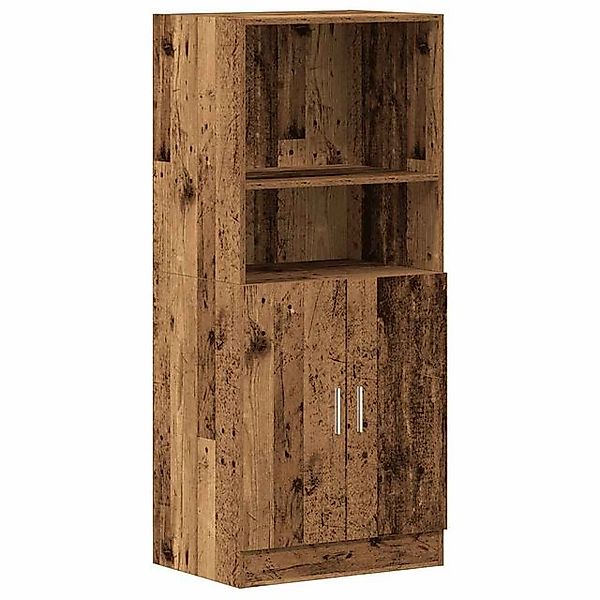 vidaXL Unterschrank Küchenschrank Altholz-Optik 57x41,5x131,5 cm Holzwerkst günstig online kaufen