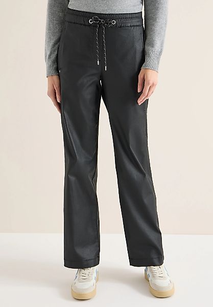 STREET ONE Lederimitathose High Waist günstig online kaufen