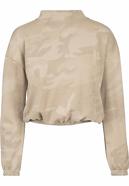 URBAN CLASSICS Sweatshirt "Urban Classics Damen Ladies Camo Turtleneck Crew günstig online kaufen
