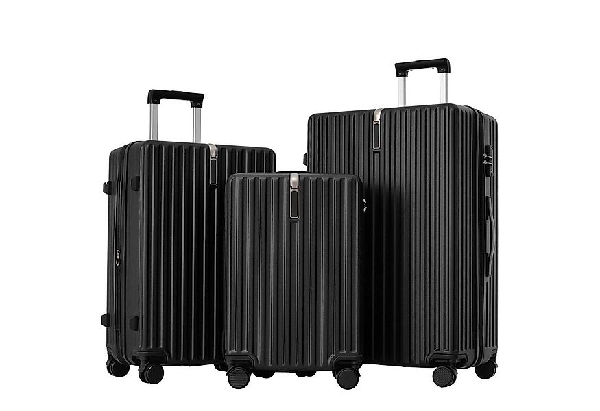 REDOM Trolleyset Kofferset Hartschalentrolley Handgepäck Reisekoffer Set, 4 günstig online kaufen