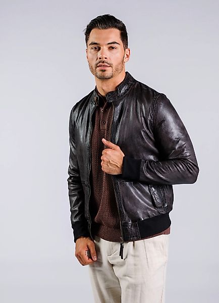 Freaky Nation Lederjacke "Theis-FN" günstig online kaufen