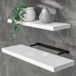 Casaria Wandboard, Weiß Hängeregal mit Halterung günstig online kaufen