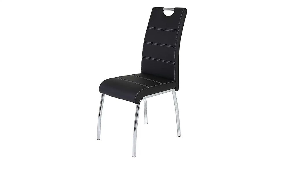 Stuhl  Tibo ¦ schwarz ¦ Maße (cm): B: 43 H: 98 T: 61.0 Stühle > Küchenstühl günstig online kaufen