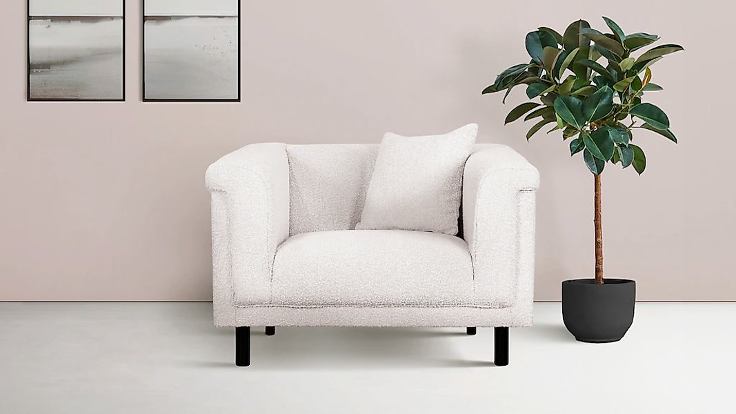 Home affaire Sessel "AGNIA B/T/H: 100/85/71 cm" incl. Zierkissen, auch in C günstig online kaufen