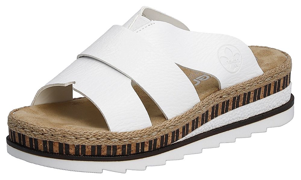 Rieker Pantolette, Keilabsatz, Sommerschuh, Schlappen mit günstig online kaufen