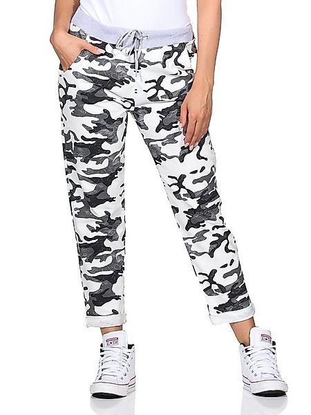 CLEO STYLE Jogginghose Damen Jogginghose 38 Style 6 Elastikbund mit Tunnelz günstig online kaufen