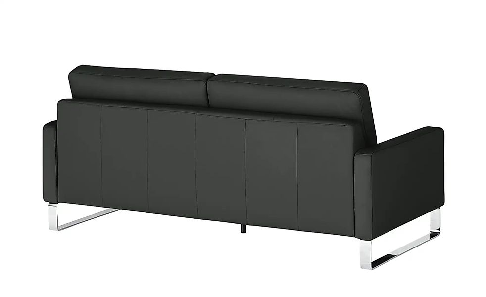 Max Schelling Ledersofa mit Kufengestell Maximum ¦ schwarz ¦ Maße (cm): B: günstig online kaufen