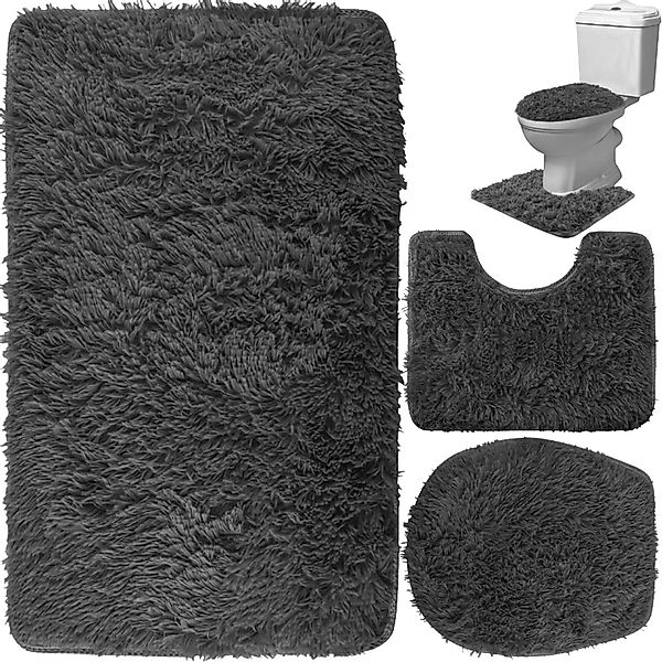 Ruhhy Badematte Badezimmerteppich-Set Badvorleger WC-Vorleger mit günstig online kaufen