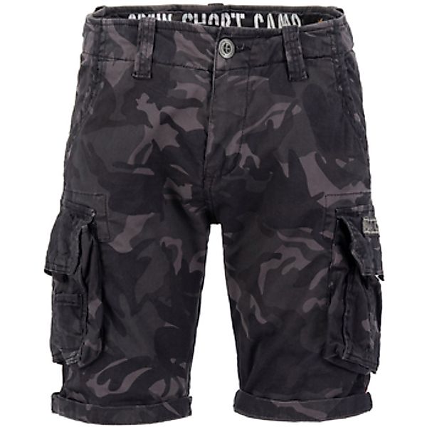 Alpha Industries  Shorts Crew Short Camo - black camo günstig online kaufen