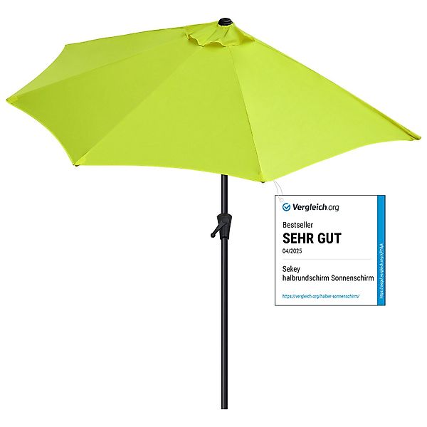 Sekey Balkonschirm 270 cm Sonnenschirm Halbrund günstig online kaufen