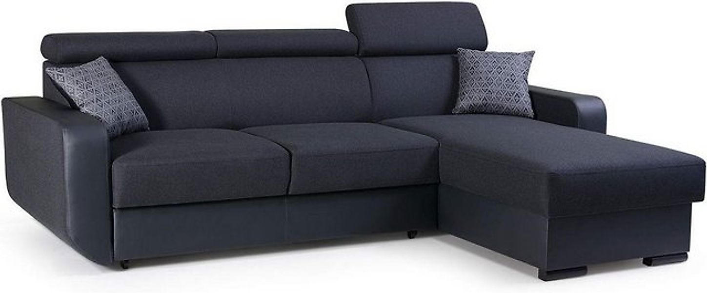 MOEBLO Ecksofa PEDRO, Universelle Ottomane Eckcouch Sofa Couch Wohnlandscha günstig online kaufen