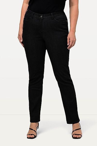 Ulla Popken Funktionshose Jeans Sammy Komfortbund schmale 5-Pocket-Form günstig online kaufen