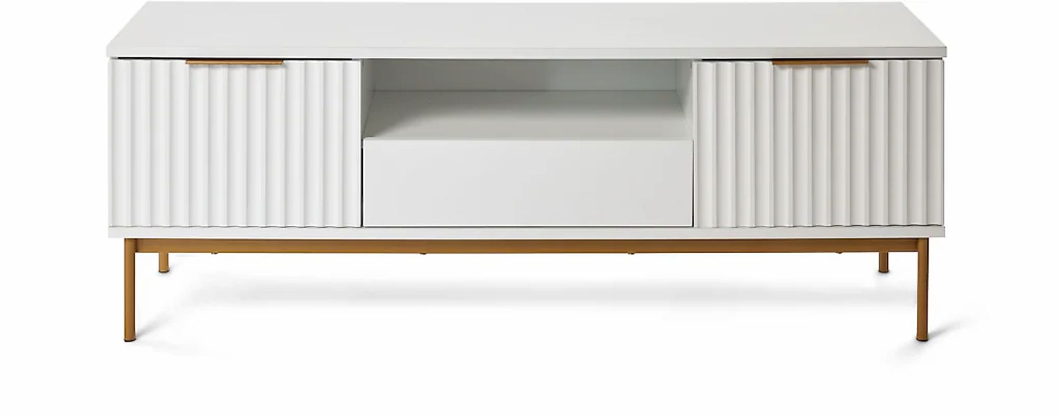 Jahnke TV-Board "CARVE TV 140" 1 Stk. tlg. Edle Gold-Applikationen, Fronten günstig online kaufen