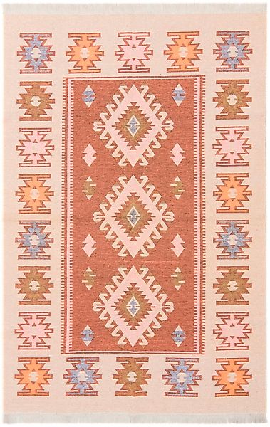 morgenland Wollteppich »Kelim Teppich - Trendy »Ariz« Rechteckig«, rechteck günstig online kaufen