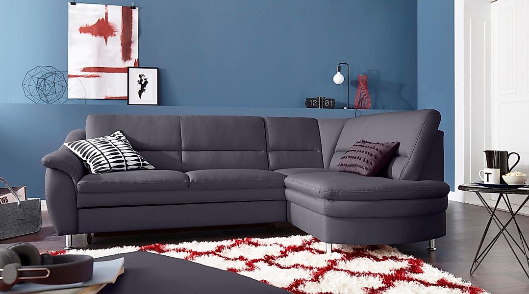 sit&more Ecksofa Cardoso L-Form, mit Federkern, günstig online kaufen