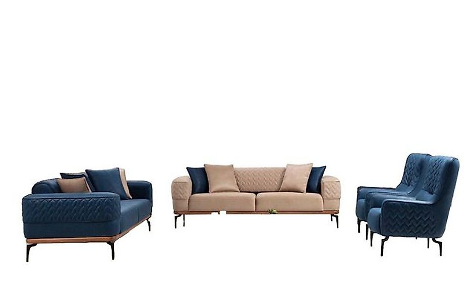 Xlmoebel Sofa Sofa-Set Vollständige Couchgruppe 331 Sitz Sesselsofa, 3 Teil günstig online kaufen