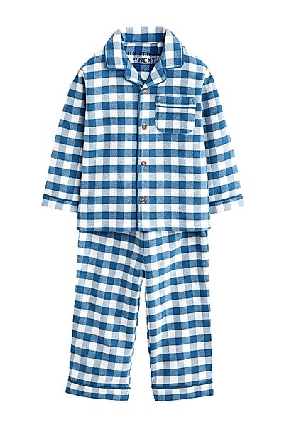 Next Pyjama Pyjama mit durchgehender Knopfleiste günstig online kaufen