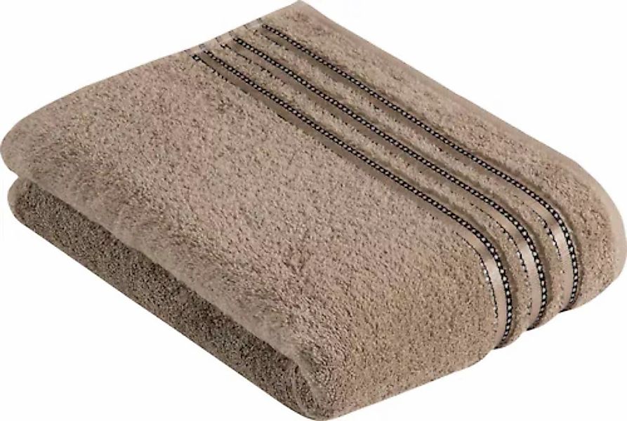 Vossen Badetuch »Cult de Luxe«, (1 St., Badetuch 67 x 140 cm), mit Glanzbor günstig online kaufen