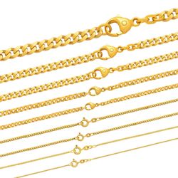 HOPLO Panzerkette Goldkette Panzerkette Länge 50cm günstig online kaufen
