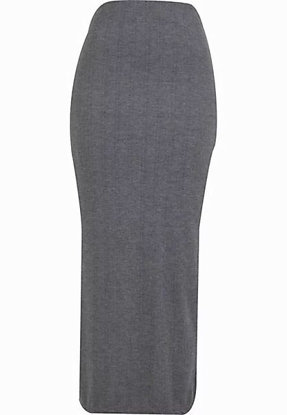 URBAN CLASSICS Sommerrock Urban Classics Ladies Rib High Slit Skirt (1-tlg) günstig online kaufen