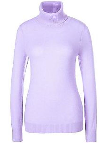 Rollkragen-Pullover aus 100% Premium-Kaschmir Peter Hahn Cashmere lila günstig online kaufen
