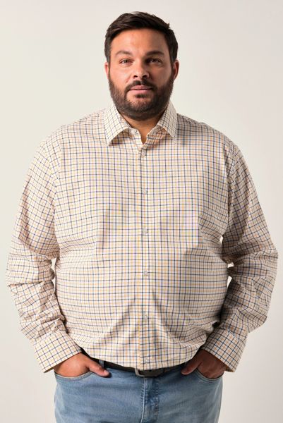 Men Plus Businesshemd Men+ Karohemd Langarm günstig online kaufen