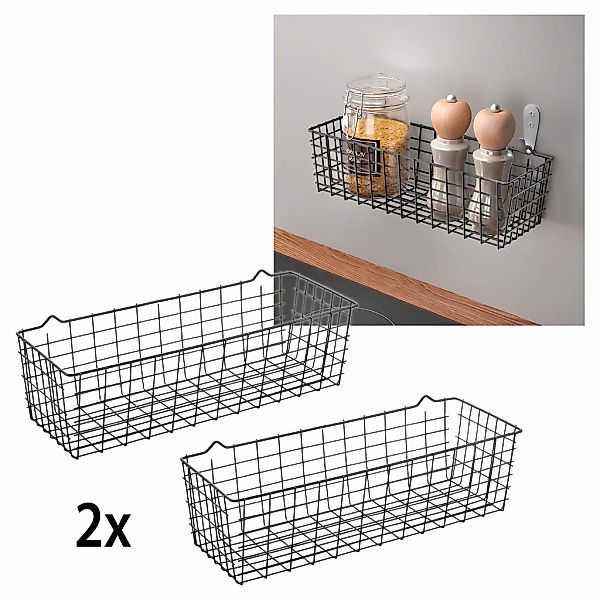 Metaltex Organizer, (2 St.), Aufbewahrungskorb, flexibel einsetzbar günstig online kaufen