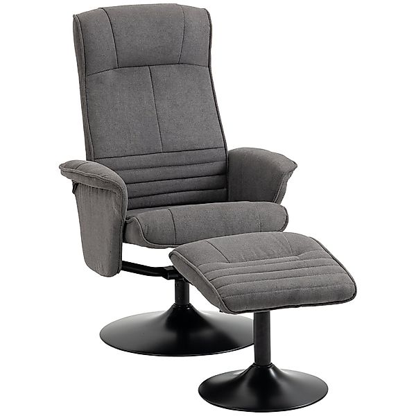 HOMCOM Relaxsessel Relaxstuhl mit Fußhocker, verstellbare günstig online kaufen