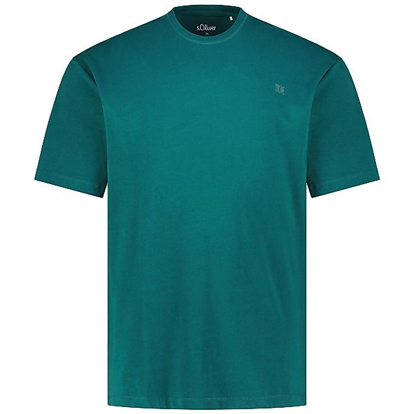 s.Oliver Basic-T-Shirt Farbe dunkelgrün Größe: 4XL günstig online kaufen
