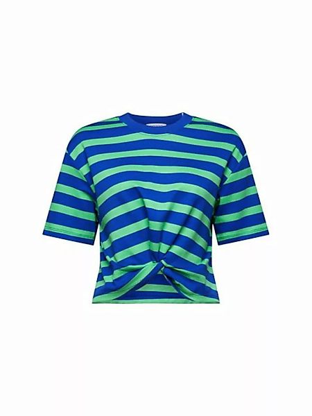 Esprit T-Shirt Gestreiftes T-Shirt im Twistdesign (1-tlg) günstig online kaufen