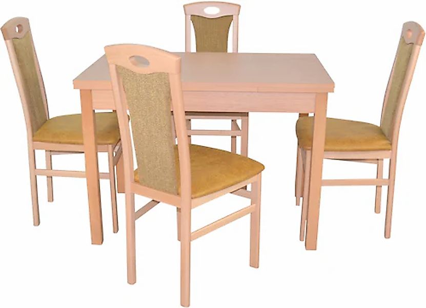 HOFMANN LIVING AND MORE Essgruppe »5tlg. Tischgruppe«, (Spar-Set, 5 tlg., 5 günstig online kaufen
