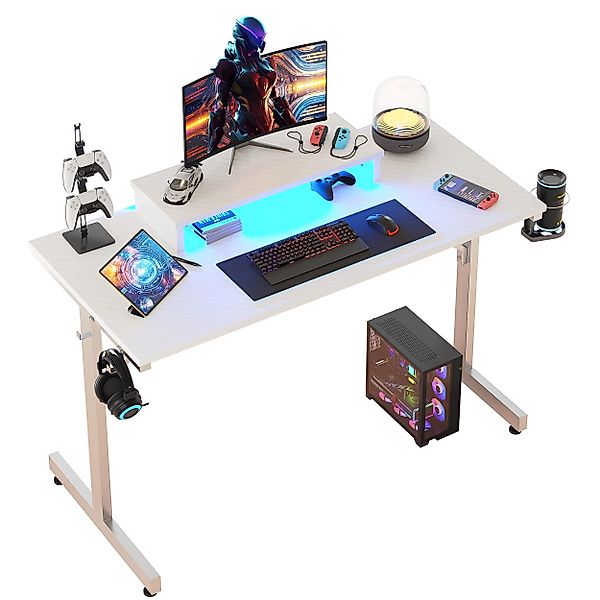 Bestier Gamingtisch 106cm×50cm×85cm Gaming Tisch, Schreibtisch günstig online kaufen