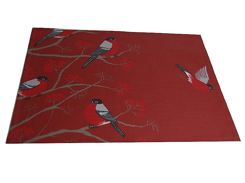 beties Platzset Beeren Vögel, (1-St., 1 günstig online kaufen