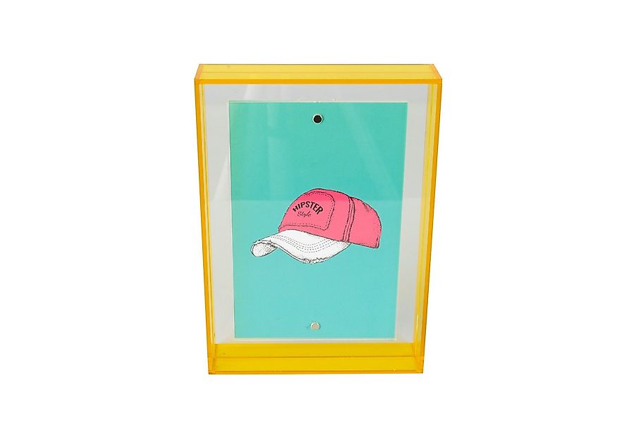 queence Bilderrahmen Wechselrahmen gelb, für 1 Bilder (1 St), Stylischer Ne günstig online kaufen