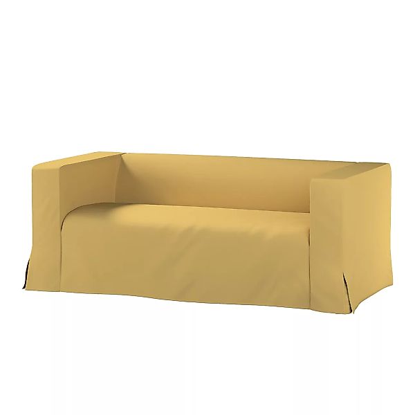 Bezug für Klippan 2-Sitzer Sofa, lang mit Kellerfalte, chiffongelb, Klippan günstig online kaufen