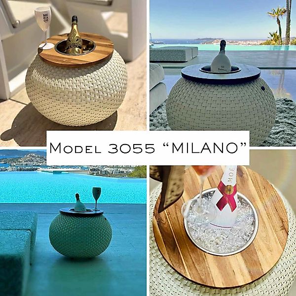 COOTAB Cooler Table Beistelltisch "Beistelltisch mit Acryl-Kühler Milano 40 günstig online kaufen