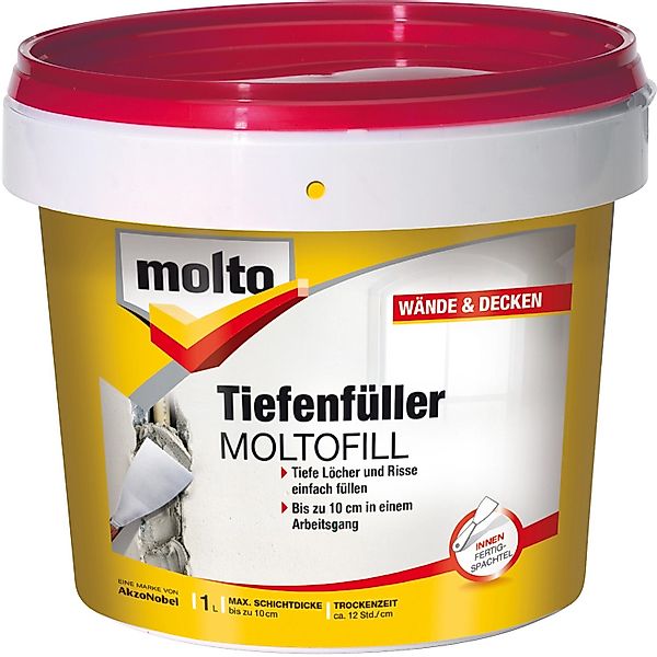 Molto Tiefenfüller Moltofill Innen-Fertigspachtel 1, günstig online kaufen