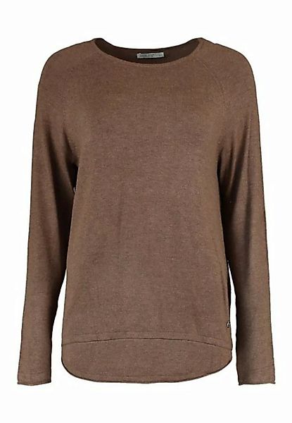 HaILY’S T-Shirt Dünnes Einfarbiges Langarm Basic Shirt (1-tlg) 4126 in Brau günstig online kaufen