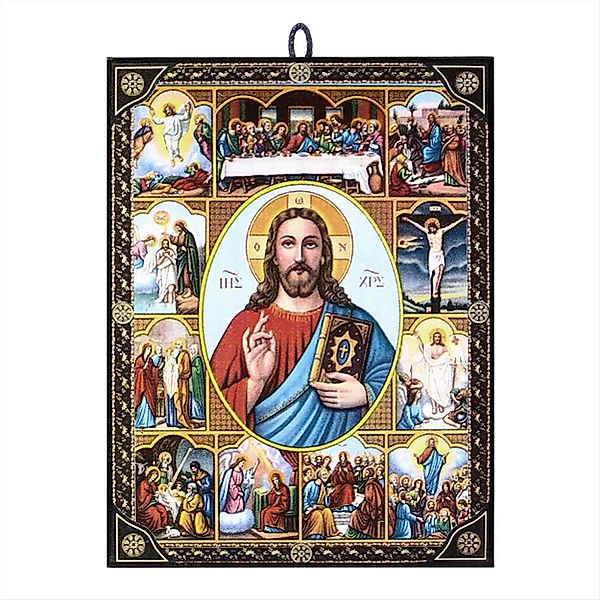 NKlaus Bild Ikone Christus Leben orthodox günstig online kaufen