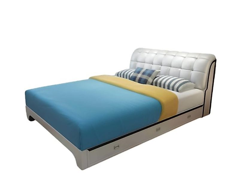 Xlmoebel Bett Doppelbett Luxus Design Polsterbett Leder Ehebett Luxur Bette günstig online kaufen