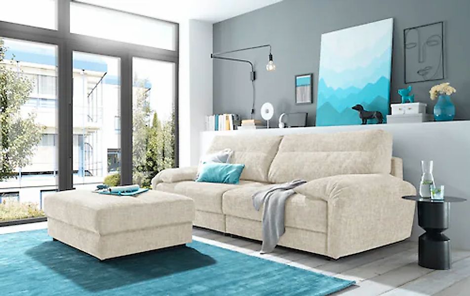 ED EXCITING DESIGN 3-Sitzer »Princeton«, Big-Sofa günstig online kaufen