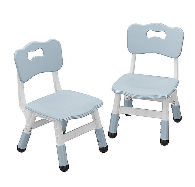 GarveeMore Kindersitzgruppe Kinderstuhl Set von 2, 3 Ebene Höhenverstellbar günstig online kaufen