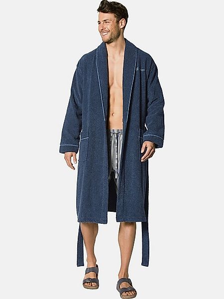 Babista Bademantel ADALTOLLI, Langform, Baumwolle, -, mit geräumigen Tasche günstig online kaufen